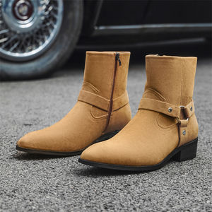 Botas Chelsea para Hombre, Nueva Llegada, Cuero Genuino de Alta Calidad, Suministradas por Fábrica, Botas de Otoño/Invierno, Botines - Product Image 1