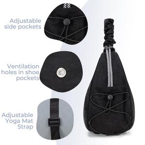 Sac de sport pour femmes, grande capacité, pour yoga, gym, shopping, extérieur, imperméable, en nylon, sac de fitness - Product Image 5