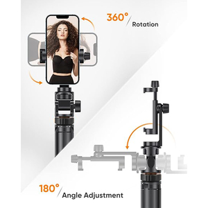 Kingjoy M080P Selfie Live Broadcast <span class=keywords><strong>Table</strong></span> Teléfono móvil Trípode <span class=keywords><strong>Mini</strong></span> Selfie Stick - Product Image 2