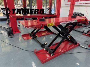 TRIHERO Elevador de Coche Portátil de 1200mm de Posición Media con Sistema Hidráulico, Equipo Elevador de Coche Móvil, Elevador de Tijera Hidráulico - Product Image 5