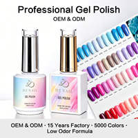 Vernis Gel Couleur à Base d'Eau en Gros Marque Privée Sans HEMA Sans TPO Magnétique UV LED Soak-Off en Bouteille