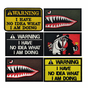 <span class=keywords><strong>Patch</strong></span> Ricamato Stile Tattico con Bocca di Squalo, Motivo Yin Yang Spirit Master, con Chiusura a Strappo per Zaini e Attrezzature - Product Image 1