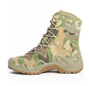 DFA0115 Botas tácticas de camuflaje verde caqui negro para desierto, tobilleras, de escalada, de lona, bajas y cortas - Product Image 3