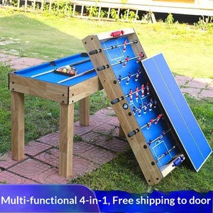 Juego de Futbolito Estándar para Adultos, Diseño de Ocho Palos, para Dos Jugadores, Competitivo, Educativo, Acabado con Aspecto de Madera - Product Image 4