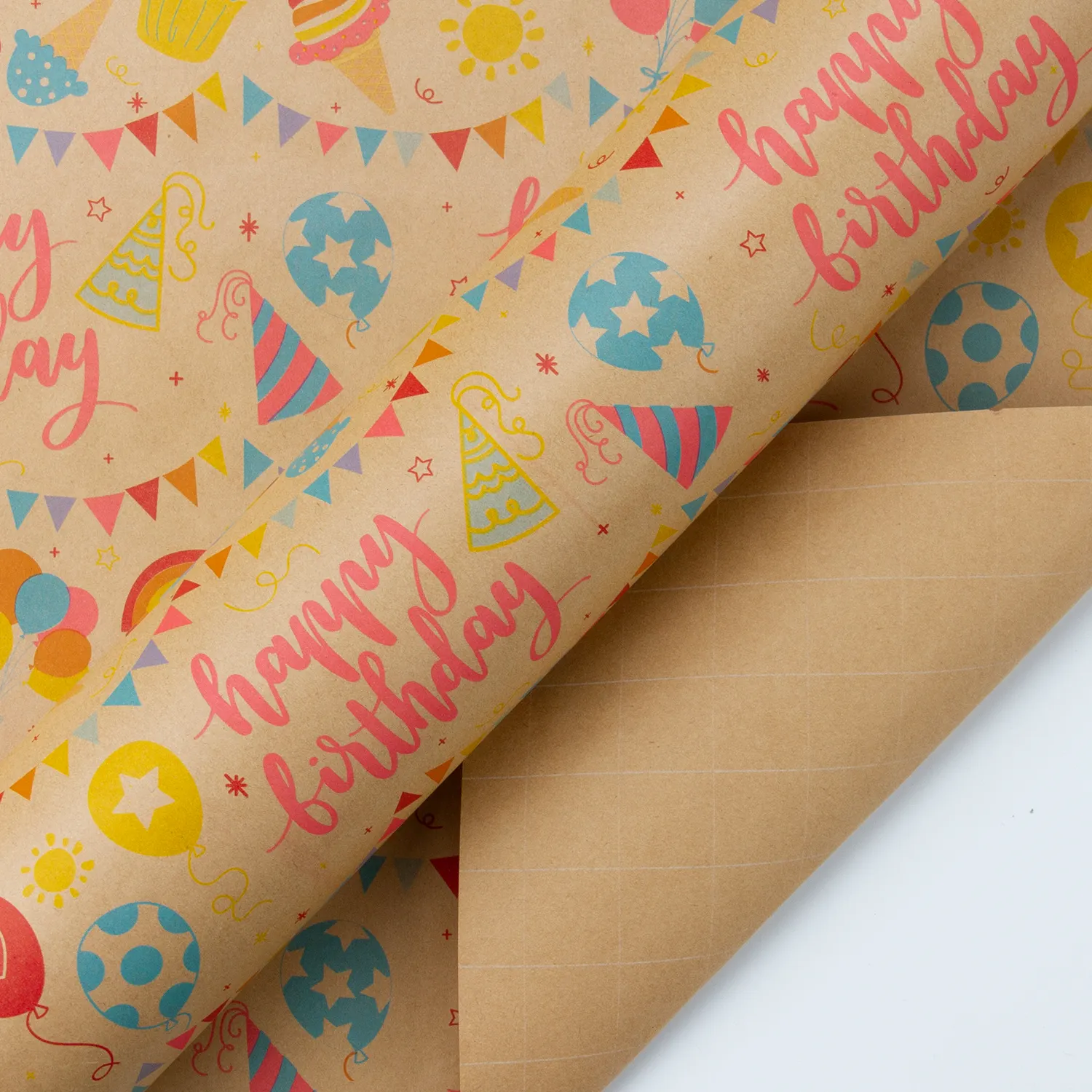 High Quality Gift Wrapping Paper for Birthday Papel De Embrulho Personalizado Holiday Gift Wrap 24inch 100 Feet Gift Packing