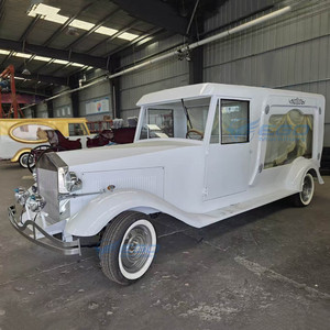 Carroza Fúnebre Eléctrica de Diseño Moderno, Vehículo Fúnebre Retro Plateado, Carroza Fúnebre Eléctrica - Product Image 5