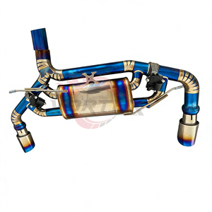 Sistema de Escape Catback Vortex Blue Titanium para BMW 228i F22 F23 N20 2.0T con Sistema Valvetronic y Tubo en X de Alto Rendimiento Sin Ruido - Product Image 4