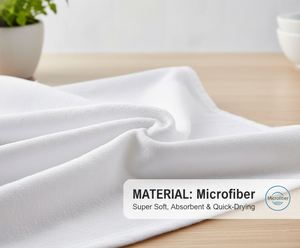 Paños de Cocina de Microfibra Suaves, Absorbentes, de Secado Rápido y Reutilizables para Secar Platos y Uso Doméstico - Product Image 4