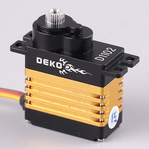 Deko High Voltage Servo D1102 Micro servo entièrement métallique à couple élevé pour hélicoptère RC 450 480 - Product Image 3