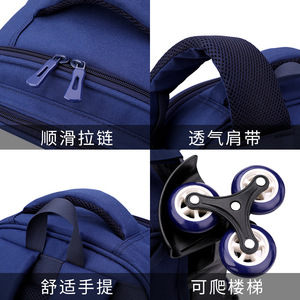 Primary Student Trolley Backpack Burden Relief Ridge Protection Cartoon Cute High Quality Kids School Bags for Boy Girl Backpack - Product Image 6