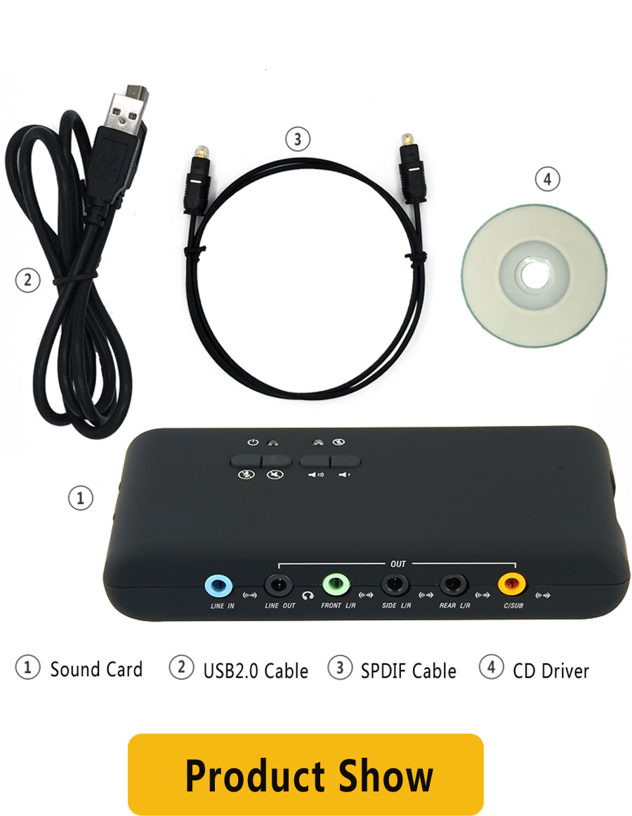 Iine USB HD Audio Adapter - Geluidskaart - 24-bits - 192 kHz - stereo - USB 2.0 - CM6631A - Geluidskaart | fnac België