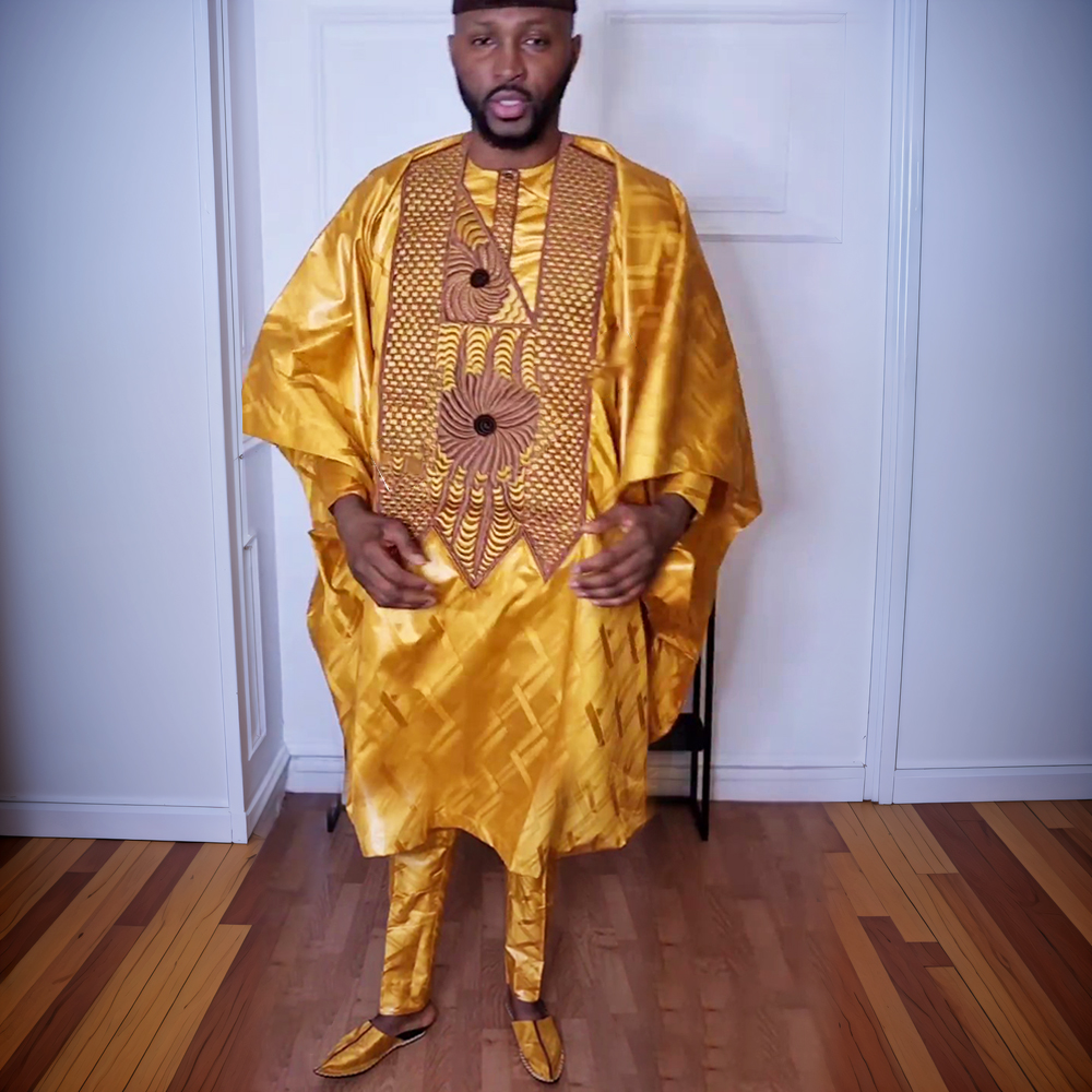 Nigeria Style Clothes for Men Elegant Durable Fabrics