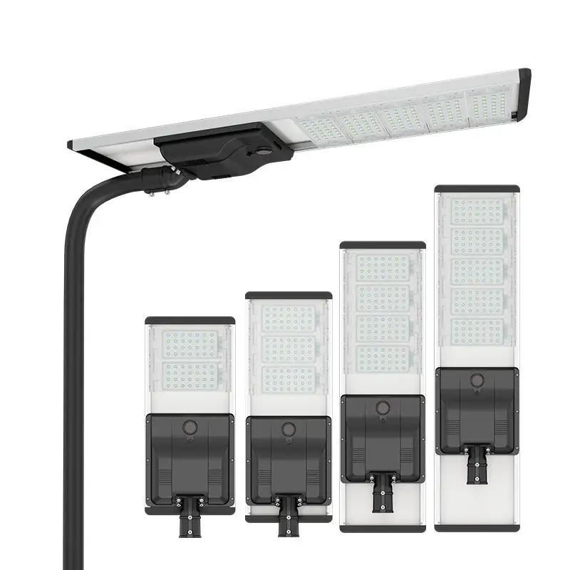 ZGSM chip LED bridgelux de alto brillo 120W Iluminación LED solar inteligente para calles y aparcamientos con baterías incorporadas