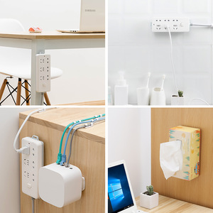 Metal Plastic Tool Holder with <b>Single</b> Tier Punch-Free Patch Board <b>Socket</b> Wall-Mounted Storage Living Room Applicable - Product Image 4