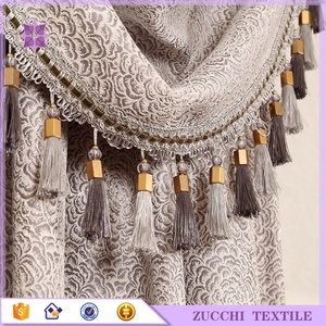 Voilage de luxe <span class=keywords><strong>pour</strong></span> le marché américain – Vente en gros – Panneau épais de qualité supérieure avec perles - Product Image 2