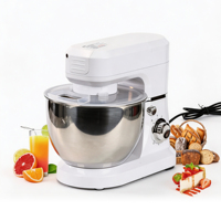 Robot pâtissier électrique 220V en acier inoxydable, 1800W, 8L, pour gâteaux, pain, crème et œufs, batteur sur socle pour usage domestique