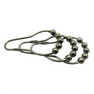 YIWANG Wholesale Dark Nickel Shower <b>Curtain</b> Hook Ring <b>for</b> <b>Curtain</b> - Product Image 1