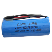 Baterai Lithium Li-SOCl2 ER18505M 3.6V 3500mAh dengan masa simpan 10 tahun untuk Peralatan Listrik, Peralatan Medis, Peralatan Rumah Tangga, dan Perangkat Pelacak