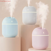 Dropshipping Shopify Sourcing Agent 2025 Portable USB Mini 270ml LED Night Light Diffuser Air Humidifier For Home Office