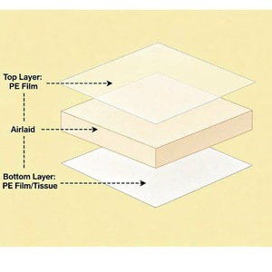 Food Grade Airlaid Pads Disposable Soaker Pads Case <strong>Liner</strong> for Fruit Packaging Cold Chain Shipping Vegetable Meat Juice Absorbing - Product Image 6