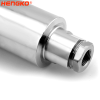 Filtre en ligne HENGKO 32 mm OD K50.5 mm à trois colliers de serrage en acier inoxydable SUS 304 (40 mailles)