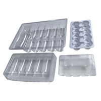 T-036 Emballage personnalisé par le fabricant, plateaux en plastique pour flacons jetables de 10 ml, plateaux en blister pour flacons de 2 ml et 3 ml