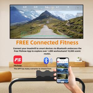 Almohadilla para caminar eléctrica plegable debajo del escritorio con aplicación, máquina de cinta de correr portátil con pantalla LED y ajuste de velocidad para uso doméstico - Product Image 2