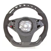 Harga Grosir Langsung Pabrik LED Carbon Steering Wheel M Performance untuk BMW Seri 5 E60 E61 Setir Mobil