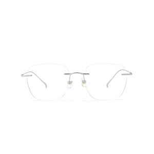 Montures de lunettes sans monture en titane pur pour hommes 8925-8300, protection ultralégère contre la lumière bleue, lunettes optiques - Product Image 2