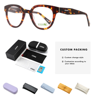 Nouveauté, lunettes de vue carrées en acétate de haute qualité, logo personnalisé, fabrication artisanale, légères et durables pour femmes