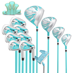 MAZEL Ensemble complet <span class=keywords><strong>de</strong></span> clubs <span class=keywords><strong>de</strong></span> <span class=keywords><strong>golf</strong></span> <span class=keywords><strong>pour</strong></span> <span class=keywords><strong>femme</strong></span> [12 pièces] <span class=keywords><strong>Club</strong></span> <span class=keywords><strong>de</strong></span> <span class=keywords><strong>golf</strong></span> bleu <span class=keywords><strong>pour</strong></span> petites dames - Product Image 1