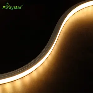 12*12mm IP67 LED wall washer strip light silicone neon flex strip 2835 LED with lens