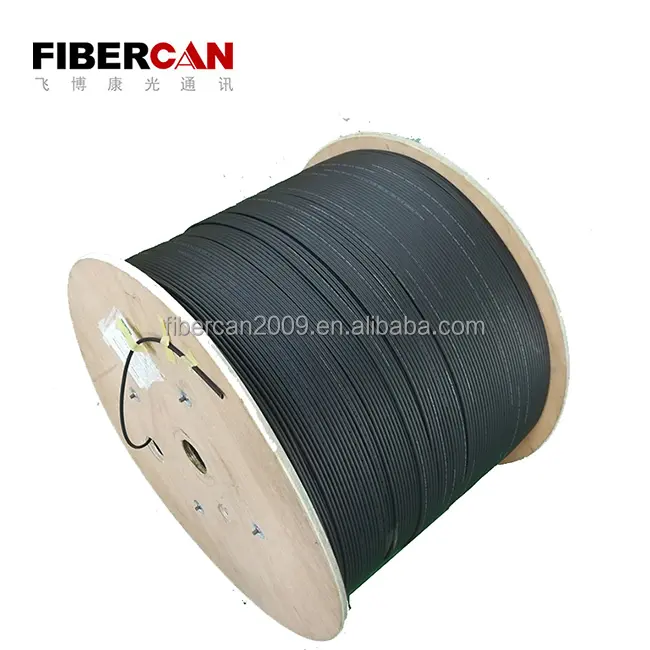 Fiber optik kablo kapalı/açık çift kılıf 1 çekirdekli fiber saplama kablo
