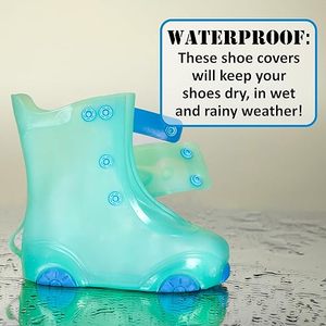 Couvre-chaussures de pluie pour garçons, résistants à l'usure, légers, imperméables, antidérapants <span class=keywords><strong>et</strong></span> épaissis pour l'été - Product Image 5