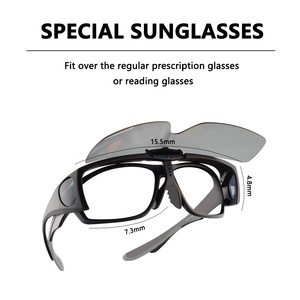 Stock listo flip up anti-UV pesca <span class=keywords><strong>gafas</strong></span> de conducir oversize polarizado ajuste <span class=keywords><strong>gafas</strong></span> de sol - Product Image 3