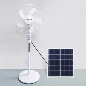 Ventilador Solar de 18 Pulgadas para Exteriores con Batería, Ajustable en Altura y Ángulo, de Alta Eficiencia, Fabricación OEM - Product Image 2