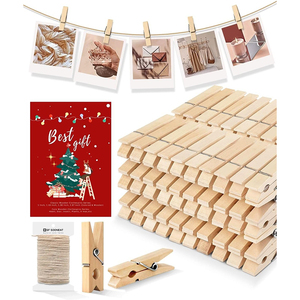 Mini 1 <span class=keywords><strong>épingles</strong></span> <span class=keywords><strong>à</strong></span> pince en <span class=keywords><strong>bois</strong></span> 50pcs petits vêtements <span class=keywords><strong>épingles</strong></span> <span class=keywords><strong>à</strong></span> photo pour tenture murale polie pour artisanat Arts Cocktails affichage d'œuvres d'art - Product Image 5
