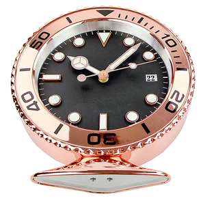 2023 sáng tạo bảng đồng hồ tay đồng hồ màu kính im lặng sang trọng lớn kim loại trang trí nhà hiện đại đồng hồ bàn reloj pared horloge - Product Image 4