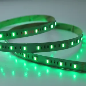 5M RGB + Strip LED CCT, 5050 84LED/Meter 12V/24Volt 5 Dalam 1 Chip LED CW + RGB + WW Strip Fleksibel PCB Putih