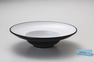 Großhandel langlebig doppelfarbig braun beig tiefe Suppe Nudeln A5 Melamin Servierplatte Restaurantteller - Product Image 5