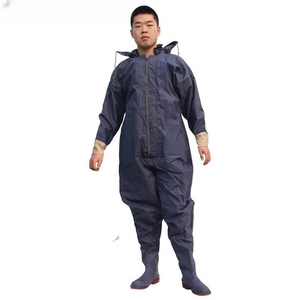 남자를위한 위장 부츠와 공장 직접 도매 녹색 전신 낚시 포수 - Product Image 2