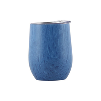 Mug à bière isotherme en acier inoxydable de 6 oz en forme d'œuf avec logo personnalisé, écologique, classique, pour la rentrée scolaire, vente en gros