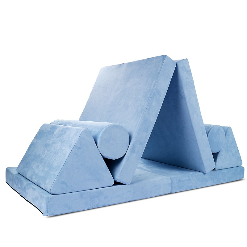 Изготовление размеров под заказ пены дети играют диван установлен miro тканого материала под замшу; Играть на диване дети диване Базируясь на производстве детских диван-кровать