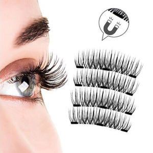 HQ Mixed Proc Discount Best Seller Man-made Fiber <b>Magnetic</b> <b>Eyelashes</b> With <b>Eyelash</b> Curler <b>Magnetic</b> Eyeliner and <b>Eyelashes</b> Kit - Product Image 3
