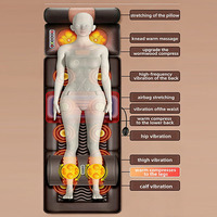 Coussin de massage électrique infrarouge Shiatsu avec 16 têtes de massage, vibration par airbag, massage par pression pour le corps entier, utilisation à domicile