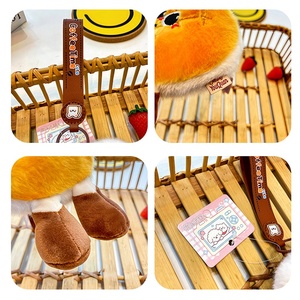 Lote de Llaveros de Peluche con Forma de Pan de Dibujos Animados, Mini Adornos de Peluche Suaves con Forma de Comida para Bolsos, Regalo para Premios de Eventos y Uso Diario - Product Image 3