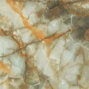 Marmor-Effekt Porzellanato Bodenwandfliesen 600 × 600 mm Carreaux Fliesen Gelisch Innensteine 5 mm 5 Jahre Bäder Foshan