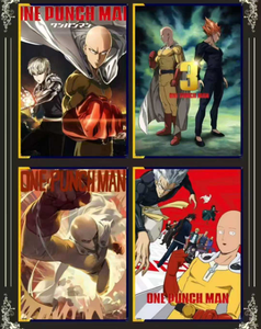 Nuevo One Punch Man Collection Card A5 Board Flash Card Rare Anime Character Saitama Genos Game Playing Cards Juguetes Regalo - Product Image 2