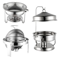 Chauffe-plats buffet en acier inoxydable chauffe-plats buffet restauration visuel chauffe-plats électrique pour hôtel restaurant cuisine