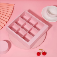 Emballage de dessert personnalisé, boîte à pâtisserie, boîte de luxe pour cadeaux de mariage, emballage pour chocolat, bonbons, gâteaux sucrés